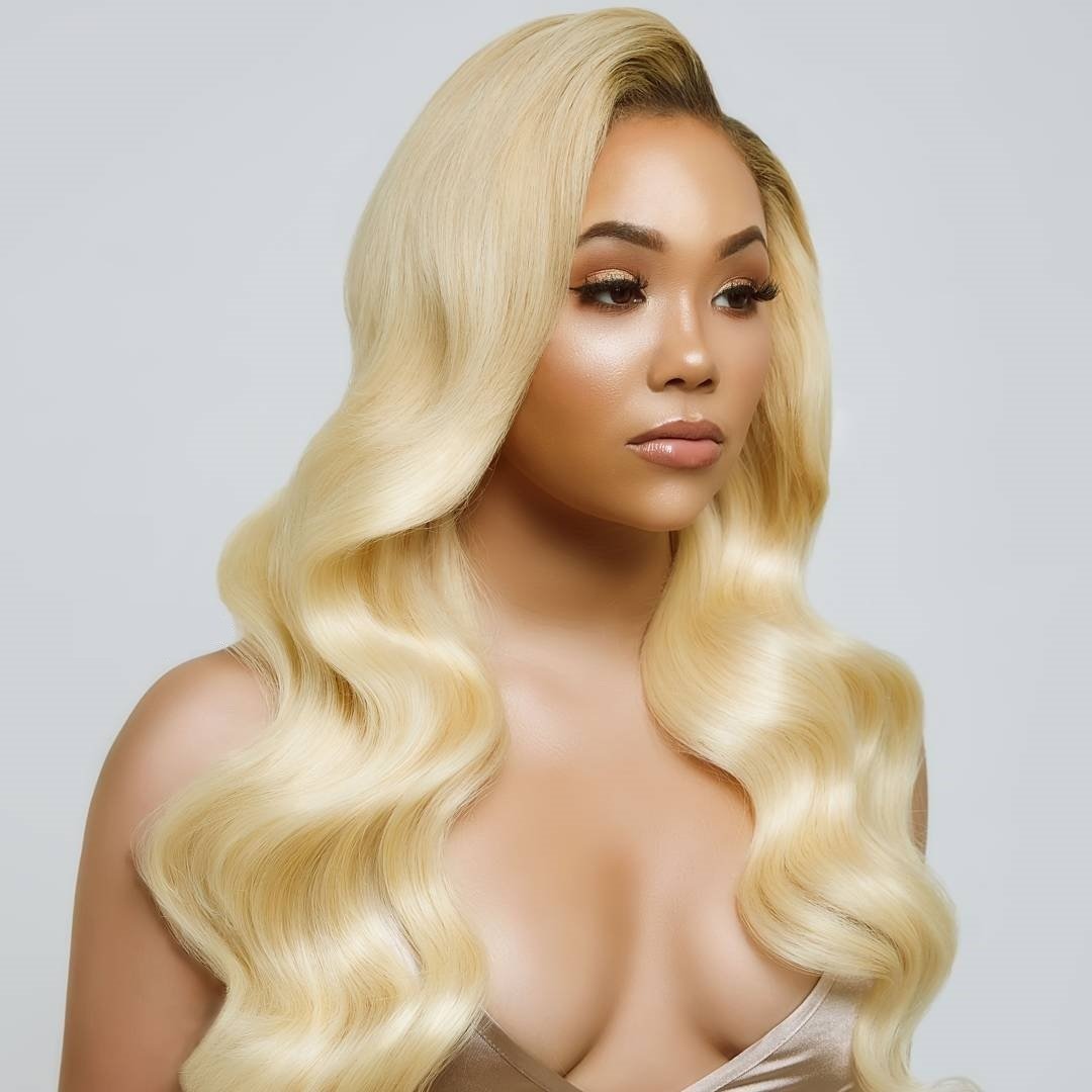 Blonde 613 4x4 Lace Closure Wigs Deluxe Virgin Hair Beauty Bar LLC